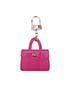 Mulberry Bayswater Bag Charm, &pound;45, Accessories, Pink, Leather, Front view